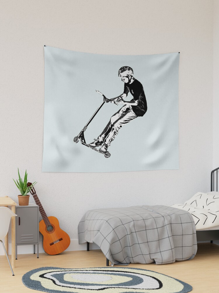 Mid-Air Turn - Stunt Scooter Move Poster for Sale by NaturePrints