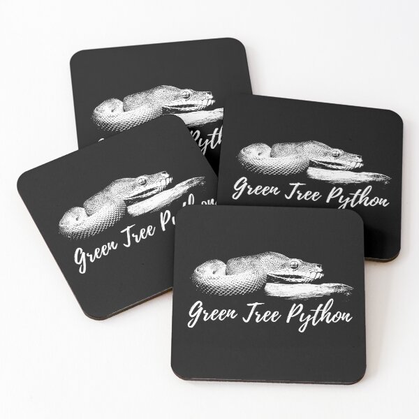 Item preview, Green Tree Python Black & White designed and sold by JRRTs.