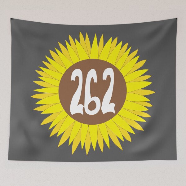 Item preview, Hand Drawn Wisconsin Sunflower 262 Area Code designed and sold by itsrturn.