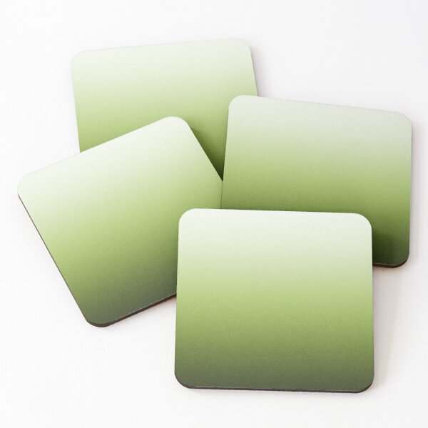 Item preview, Sandy White and Olive Green Ombre designed and sold by BloomCatB.
