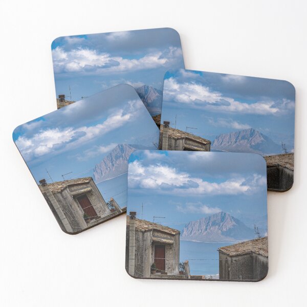Item preview, A view from the beautiful hilltop village of Erice Italy (Sicily) designed and sold by Meandering Max.