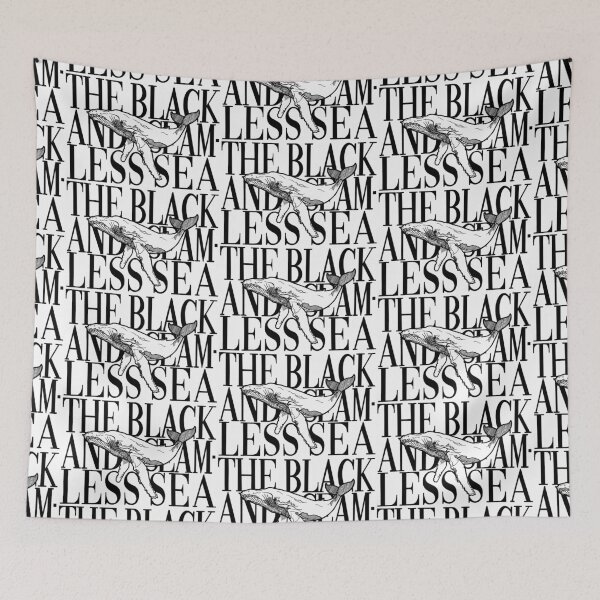 Item preview, The Black And Seamless Sea designed and sold by Harry Draws Straws.