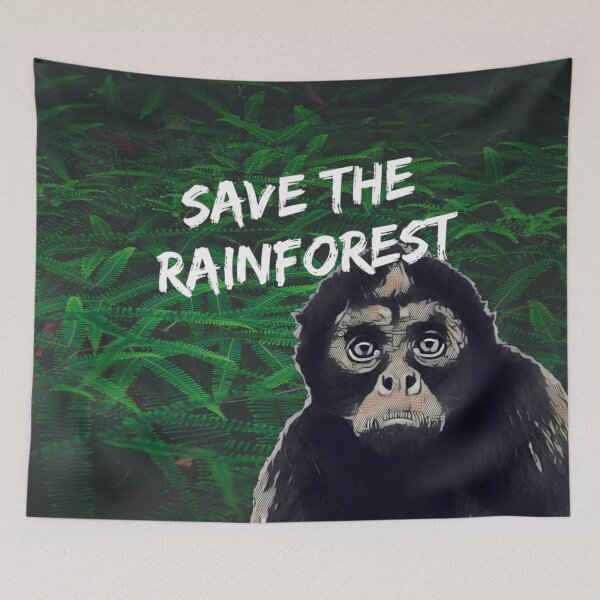 Item preview, Save The Rainforest Monkey Design designed and sold by JRRTs.