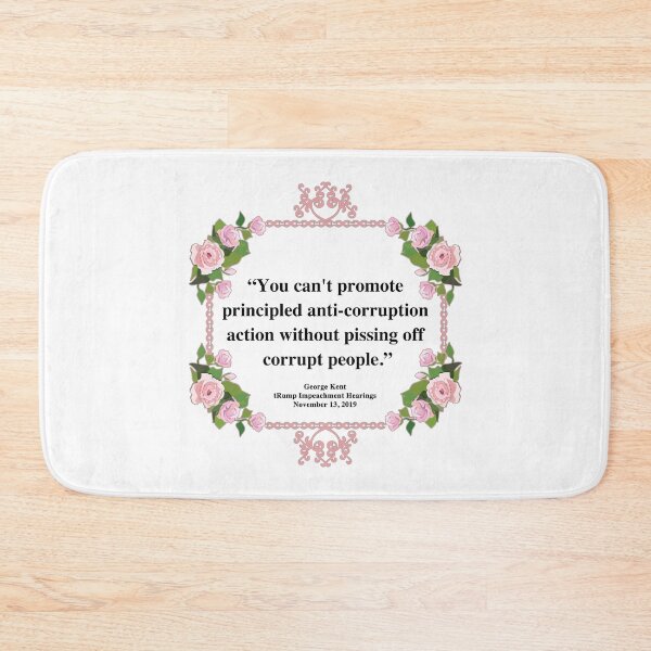 Item preview, Kent Corruption Quote (pink flowers) designed and sold by Thelittlelord.