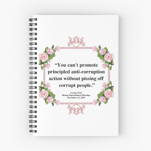Item preview, Kent Corruption Quote (pink flowers) designed and sold by Thelittlelord.