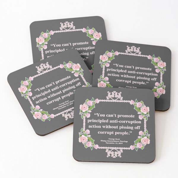 Item preview, Kent Corruption Quote (pink flowers) designed and sold by Thelittlelord.
