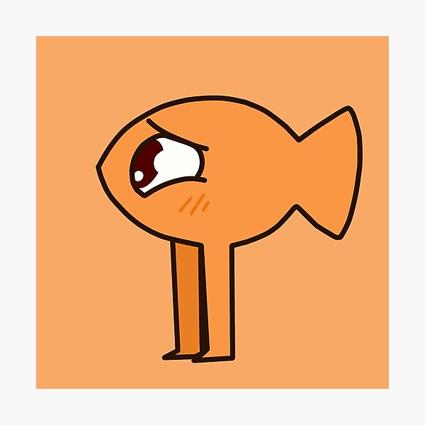 Item preview, Orange Fish w/ Legs designed and sold by SighFur.