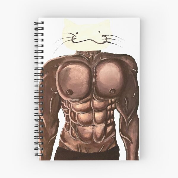 Item preview, Muscle Cat Transparent designed and sold by squidbabe.