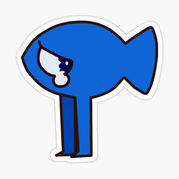 Mini Sad Fish Meme Sticker for Sale by baiiiley2