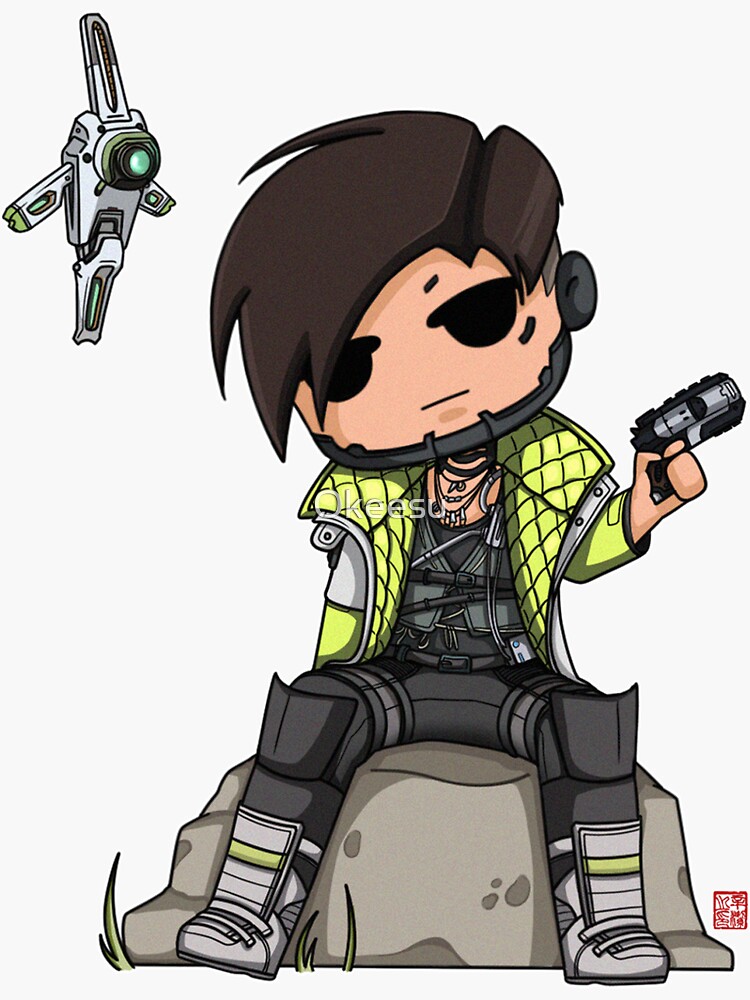 Chibi Apex Legends Crypto Sticker For Sale By Okeesu Redbubble 9953