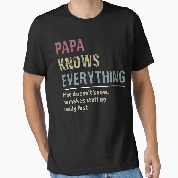 Item preview, Papa Knows Everything designed and sold by foxredb.