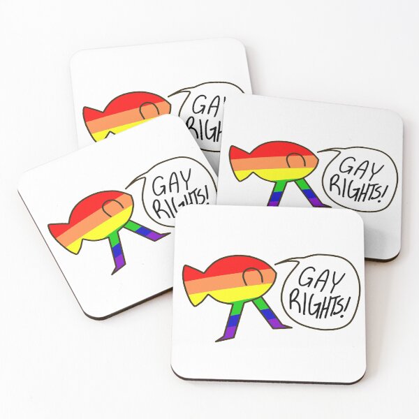 Item preview, Gay Rights Fish w/ Legs designed and sold by SighFur.