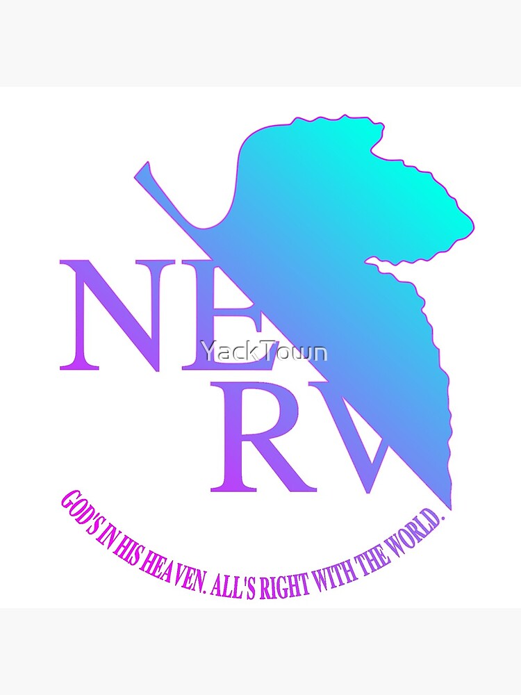 Nerv Logo Aesthetic Greeting Card By Yacktown Redbubble