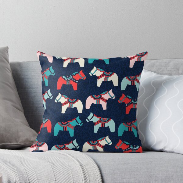 Aperçu de l'œuvre Motif de chevaux Dala mignons créée et vendue par kapotka.
