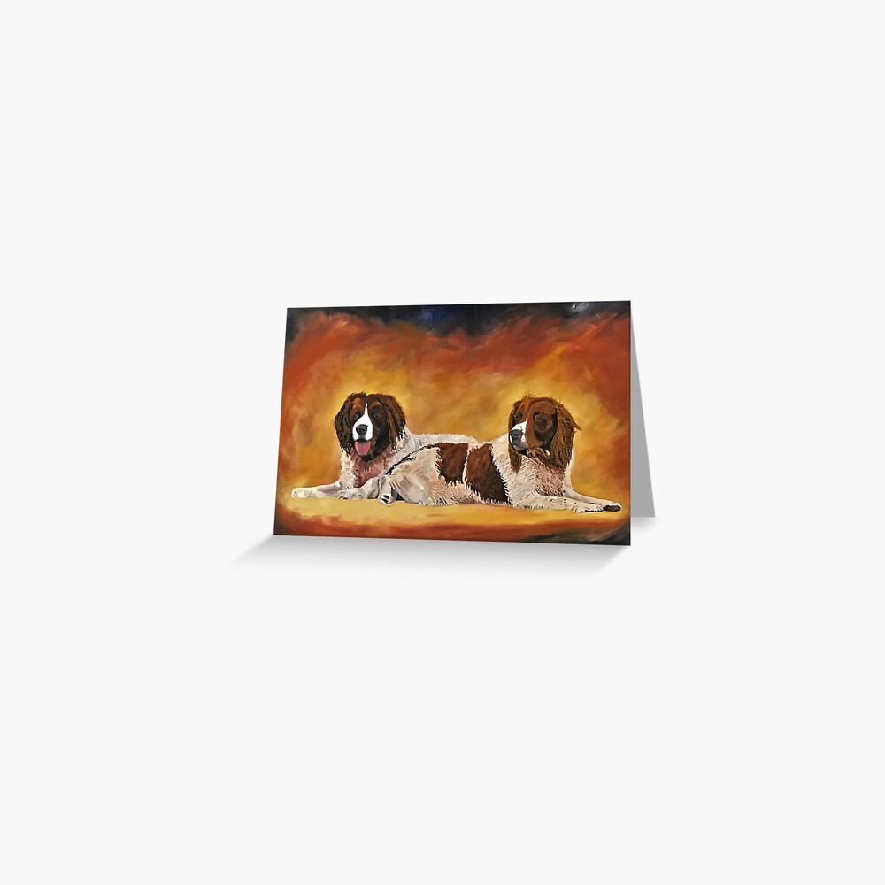 Spaniel Friends - Blank Card & Postcard Greeting Card