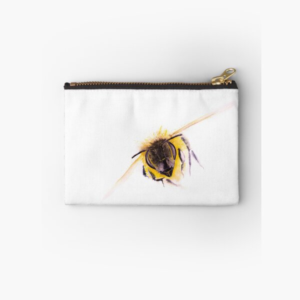 Item preview, Bee Painting Feather Watercolour Painting by Syman Kaye - Modern Bee Art designed and sold by Syman Kaye.