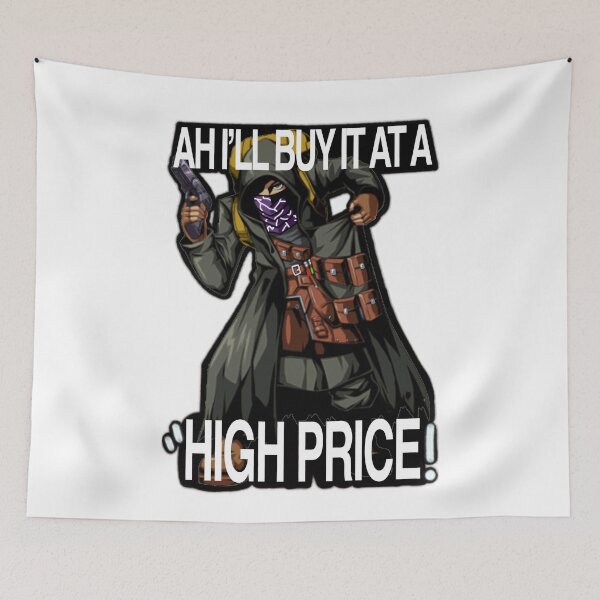Item preview, Resident Evil 4 Merchant (Quotes # 3) (Black OutLine) designed and sold by Brazz Official.