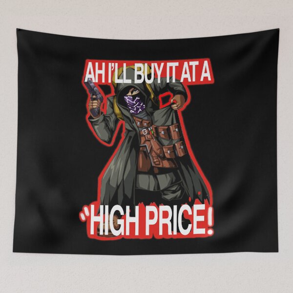 Item preview, Resident Evil 4 Merchant (Quotes # 3) (Red OutLine) designed and sold by Brazz Official.