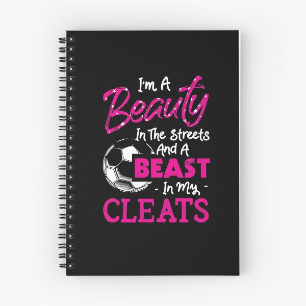 Item preview, I'm a Beauty In The Streets and a Beast In My Cleats Soccer Player Gift designed and sold by Dressed For  Duty.