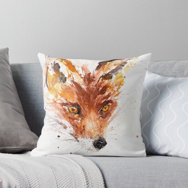 Artikelvorschau, Fox-Malerei Fox-Aquarell-Malerei von Syman Kaye - moderne Fox-Kunst entworfen und verkauft von Syman Kaye.