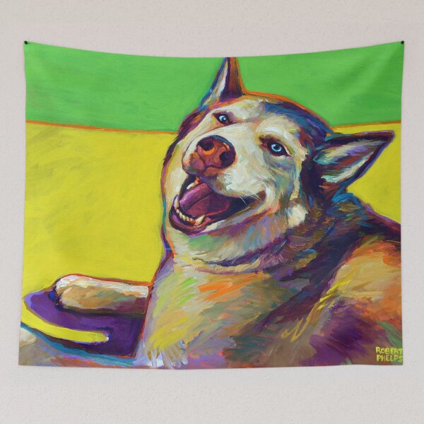 Item preview, Kitty, the SIBERIAN HUSKY designed and sold by RobertPhelpsArt.