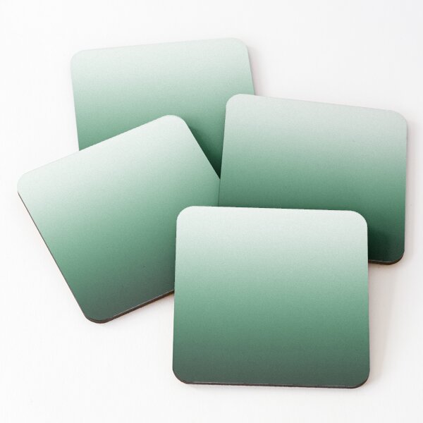Item preview, Silver Gray and Pine Green Ombre designed and sold by BloomCatB.