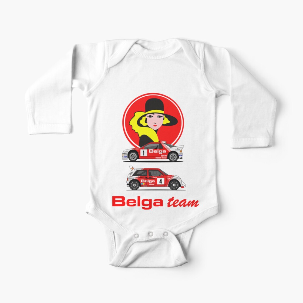 Belga Team 86 Droogmans Duez Baby One Piece By Purpletwinturbo Redbubble