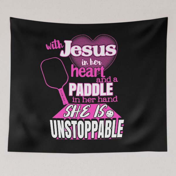 Item preview, Womens Pickleball Paddle Saying designed and sold by RiffXS.
