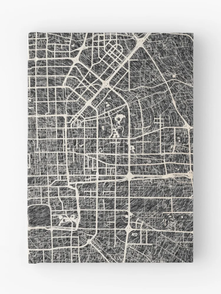 Thumbnail 1 of 3, Journal, Beijing map designed and sold by InkMaps.