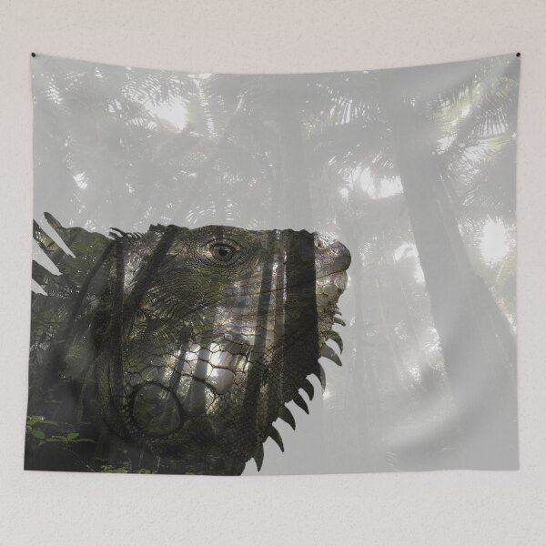 Item preview, Iguana Calm Reptile Keeper Green Iguana Owner Double Exposure designed and sold by JRRTs.