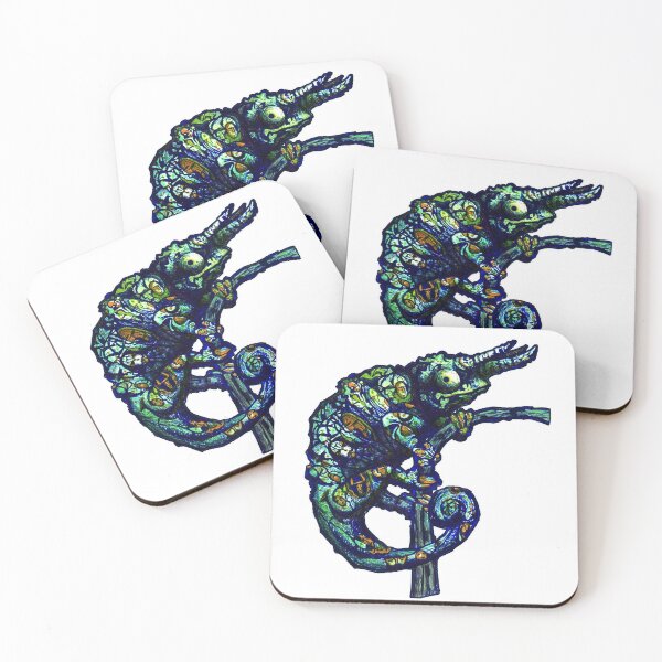 Item preview, Chameleon Design with Hidden Faces designed and sold by JLDavidsonArt.