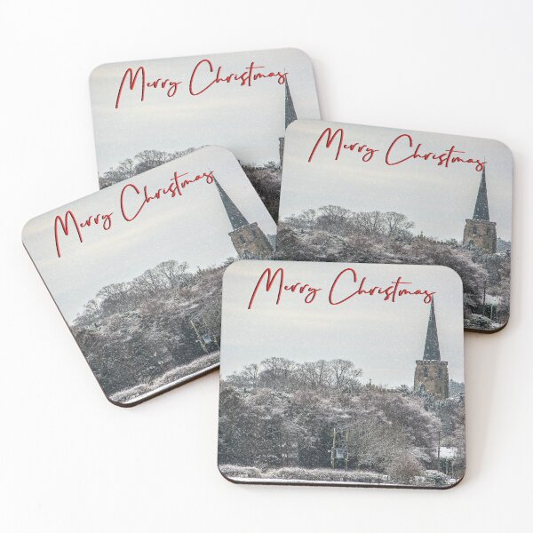 Item preview, #233  A snowy winter photo scene of St Andrews church in the village of Kegworth designed and sold by phutball.