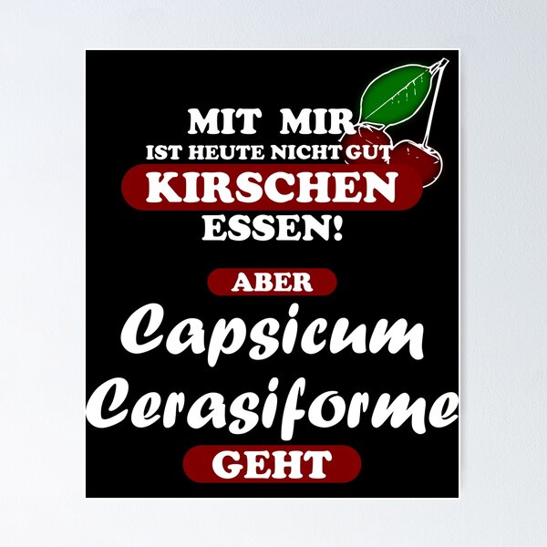 Item preview, Cherry paprika chili insider joke eating cherries designed and sold by Andreas-Jaeger.