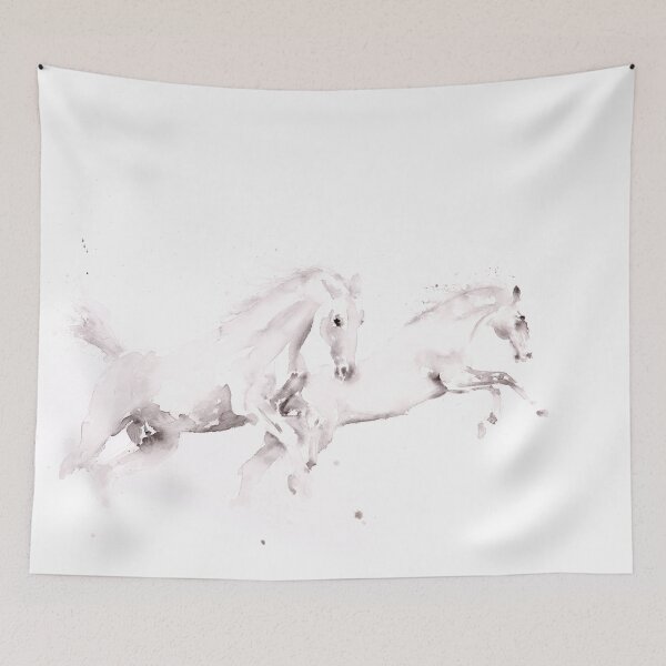 Item preview, Horse Painting Horse Art Horse Watercolour Painting by Syman Kaye - Modern Horse Art designed and sold by Syman Kaye.