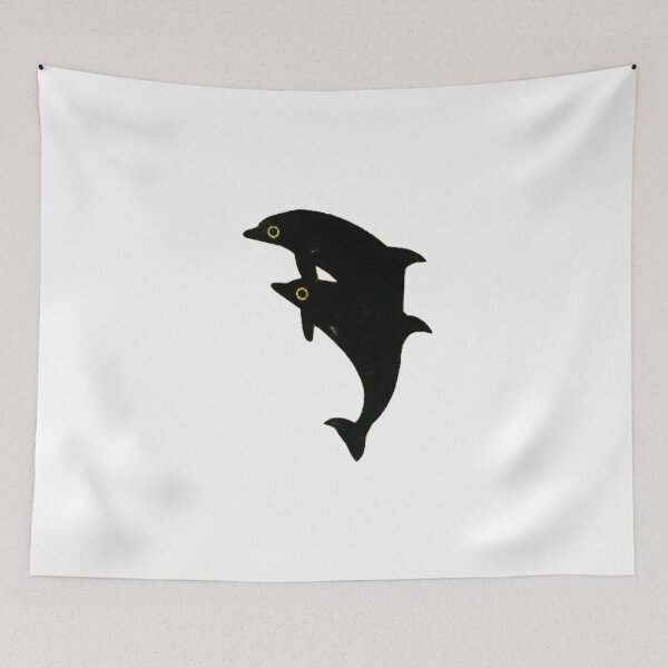 Item preview, Pair Of Black Dolphins designed and sold by VictorIos.