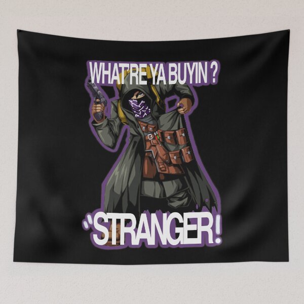 Item preview, Resident Evil 4 Merchant (Quotes # 5) (Purple OutLine) designed and sold by Brazz Official.