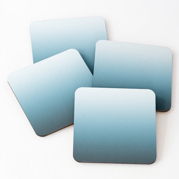 Item preview, Silver Gray and Ocean Blue Ombre designed and sold by BloomCatB.