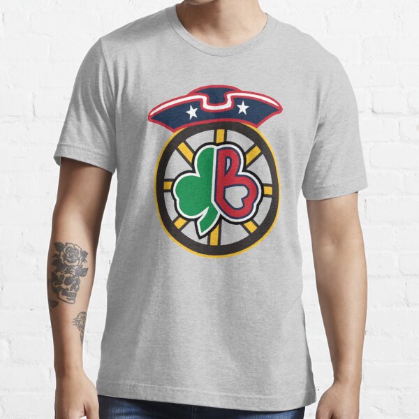 Boston B New England Sports Team Mashup Patriots Bruins Celtics Red Sox Fan T  Shirt