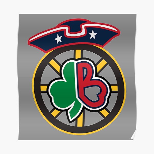 Boston Sports Teams Poster, Boston Celtics, New England Patriots, Boston  Bruins, Boston Red Sox