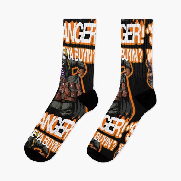 Item preview, Resident Evil 4 Merchant (Quotes # 5) (Orange OutLine) designed and sold by Brazz Official.