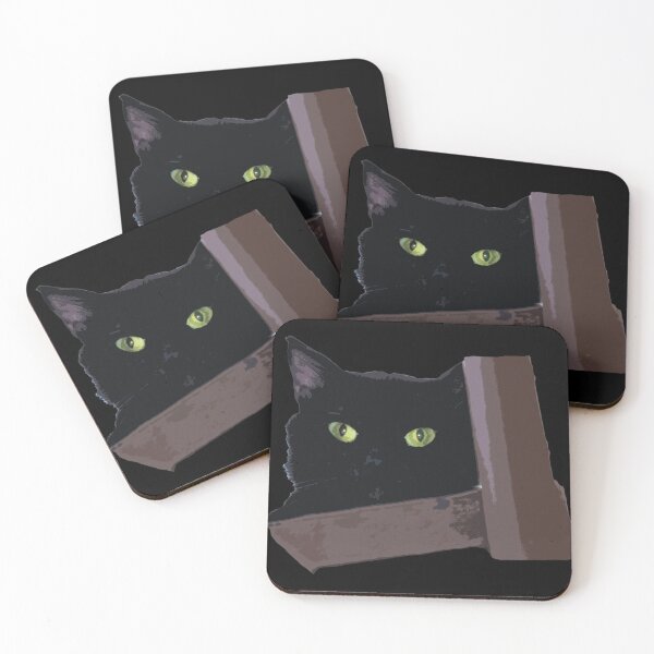 Item preview, black cat designed and sold by ricobarinas.