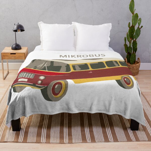 Item preview, A red and cream coloured microbus designed and sold by VictorIos.