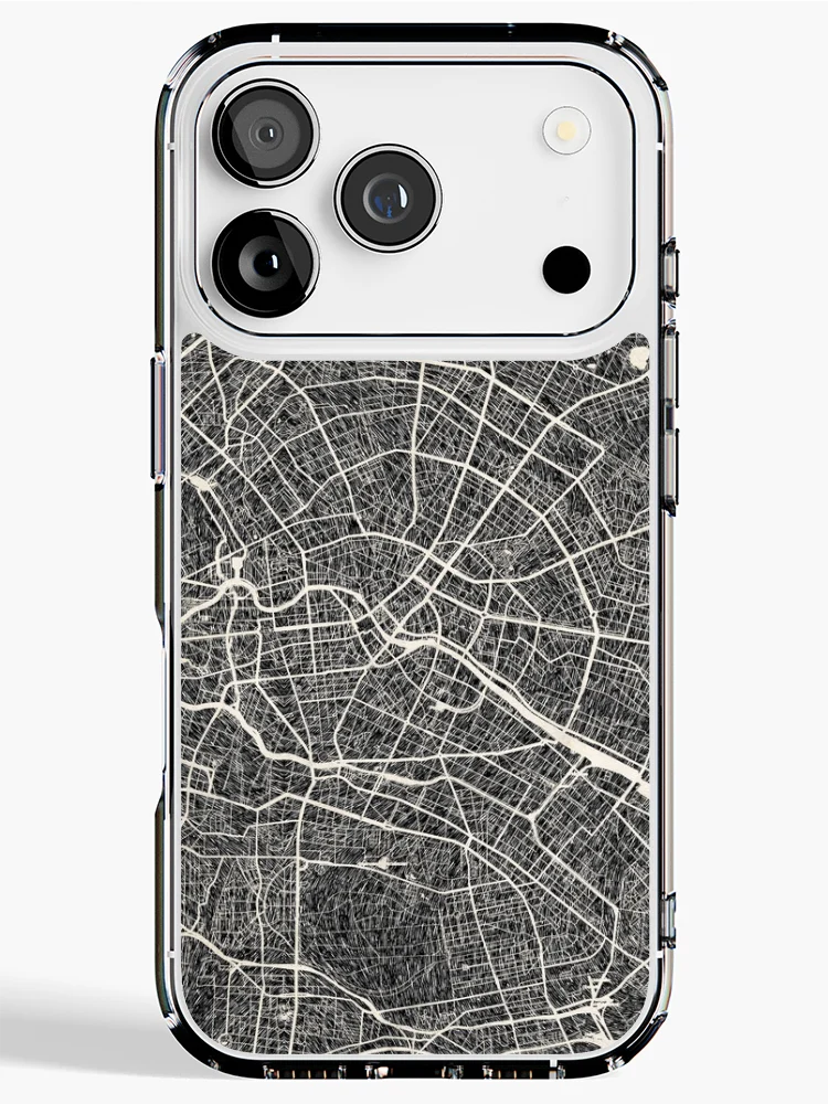 Thumbnail 1 of 5, iPhone Case, Berlin map designed and sold by InkMaps.