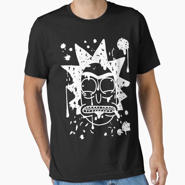 Dripping spit Rick Sanchez White Essential T-Shirt