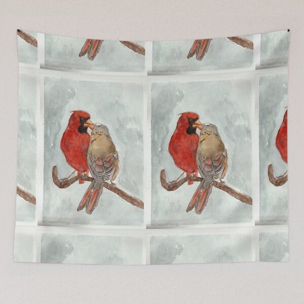Item preview, Cardinal in Love T-Shirt designed and sold by Martinacor.
