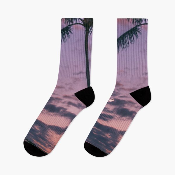 Item preview, Beautiful Purple Tropical Palm Tree Sunset designed and sold by newburyboutique.