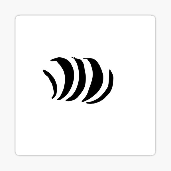 Retro zebra Sticker