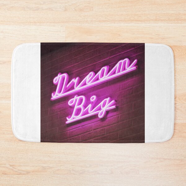 Item preview, Dream Big Hot Pink Neon Sign designed and sold by newburyboutique.