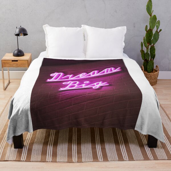 Item preview, Dream Big Hot Pink Neon Sign designed and sold by newburyboutique.