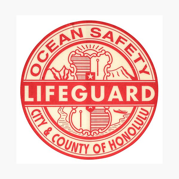 Item preview, Hawaii Lifeguard Logo designed and sold by mrdoomits.